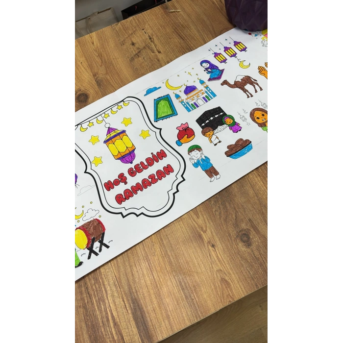 Ramazan Temalı Rulo Boyama
