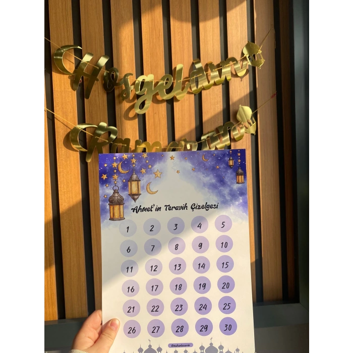 Ramazan Teravih Çizelgesi