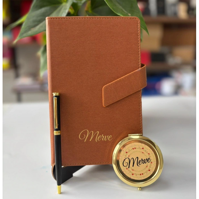 Taba ajanda aynalı set