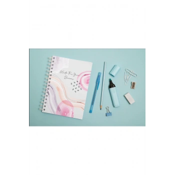 A5 spiralli Hayalini Yaz Motivasyon Ajanda