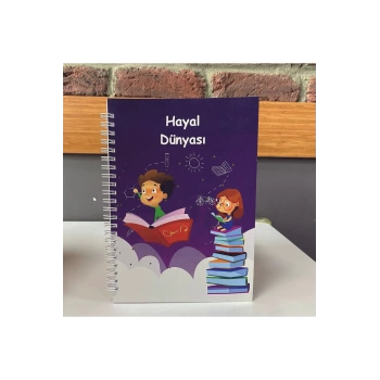 Hayal Dünyam Defteri / Çocuklar İçin / Konsept Defter