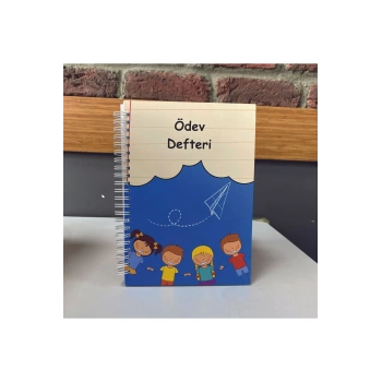 Ödev Defteri / Mavi Defter / Okul Defteri / Çocuk Defteri / Konsept Defter