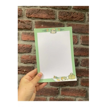 A5 Bloknot/ Notepad / Defter / Planner /Piknik Temalı A5 Notluk