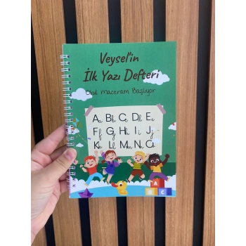 İlk Yazı Defterim / Dikte Defteri / Klavuz Çizgili Defter (Müfredata Uygun)