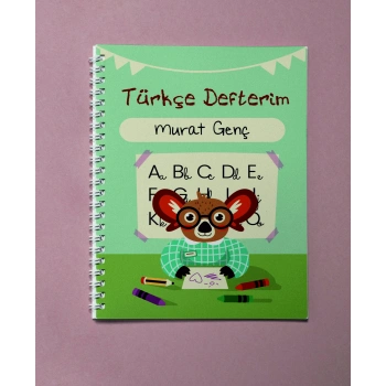 İsme Özel Türkçe Defteri