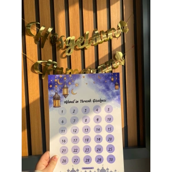 Ramazan Teravih Çizelgesi