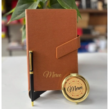 Taba ajanda aynalı set