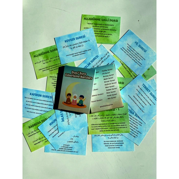 Dua / Sure Ezberleme Kartı