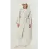 Premium Model Kol Detay Yün Kaban Krem