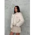 Deri Garnili Taş Kürk Ceket
