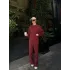 Viyana Pamuklu Eşofman Takım-Bordo