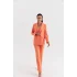 ORANJ CROP BLAZER CEKET PANTOLON TAKIM