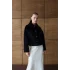 Mila Kürk Ceket-Siyah