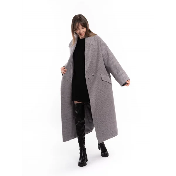 Premium Model Yün Oversize Kaban