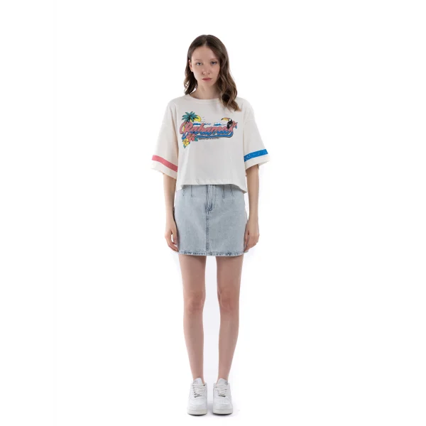 Orj Marka Oversize Crop T-shirt