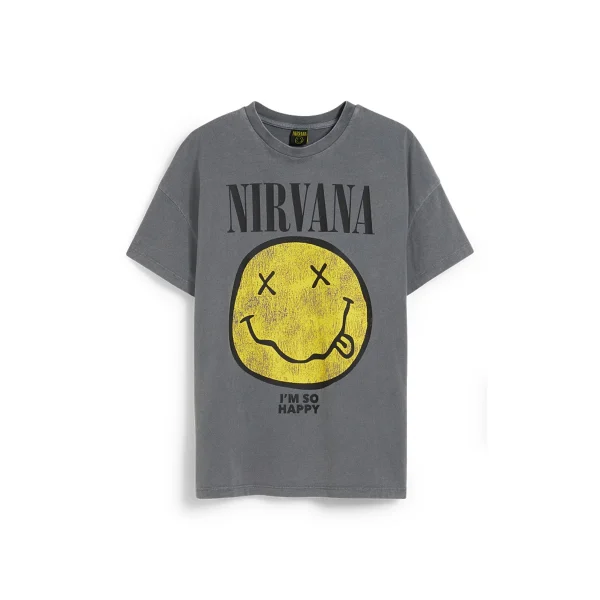 Lisanslı Nirvana Tişört C&A