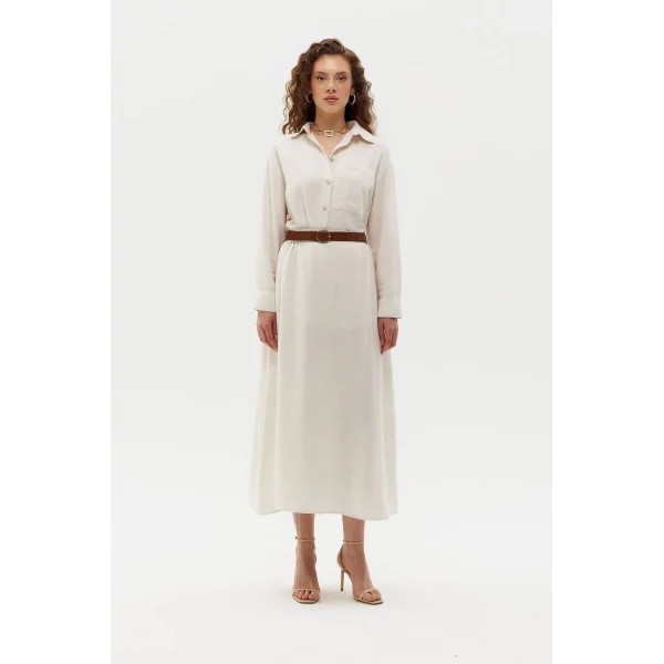 Keten Gömlek Etek Takım