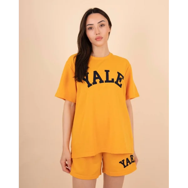 Pamuk Kumaş Şort Tişört Takım