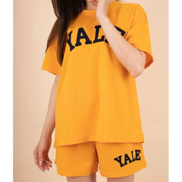 Pamuk Kumaş Şort Tişört Takım