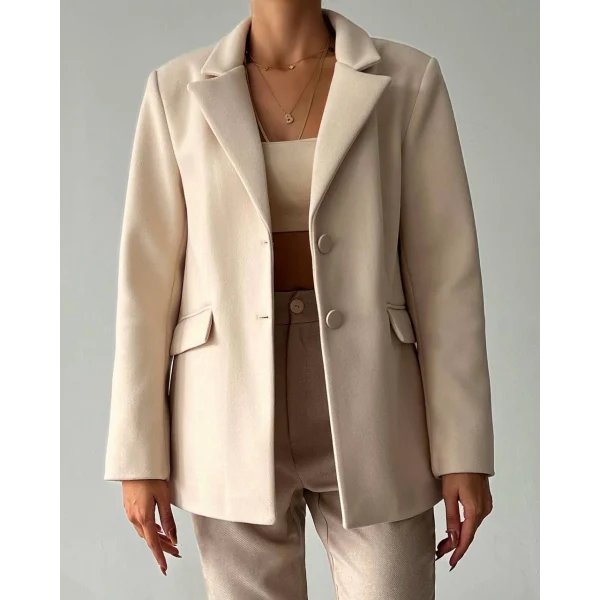 İTHAL KUMAŞ KAŞE CEKET TAŞ