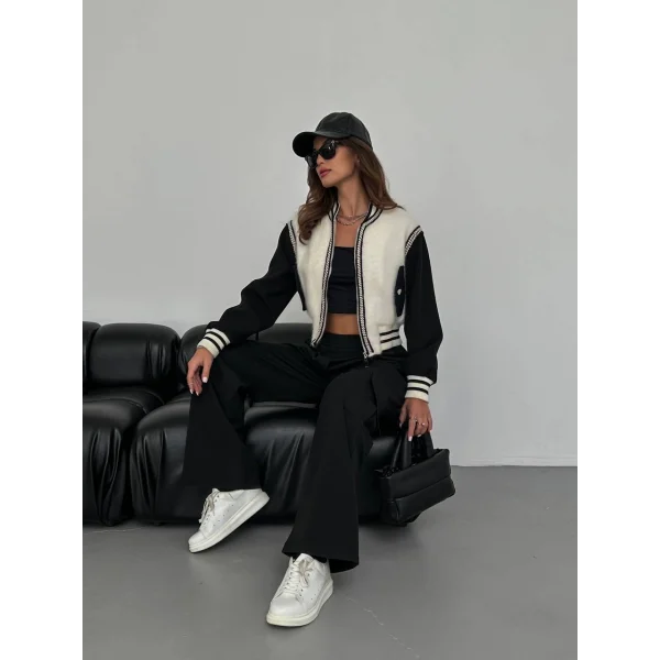 ÖZEL DOKULU BOMBER CEKET