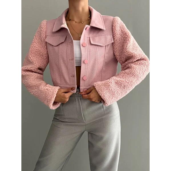 TEDY KOL KISA CEKET PUDRA