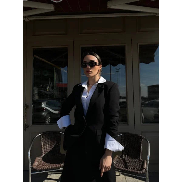 SİYAH CEKET ETEK TAKIM