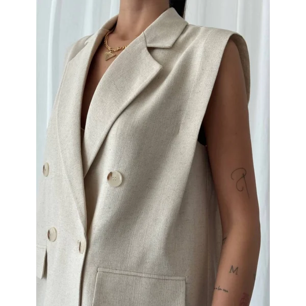 KRUVAZE UZUN KETEN YELEK