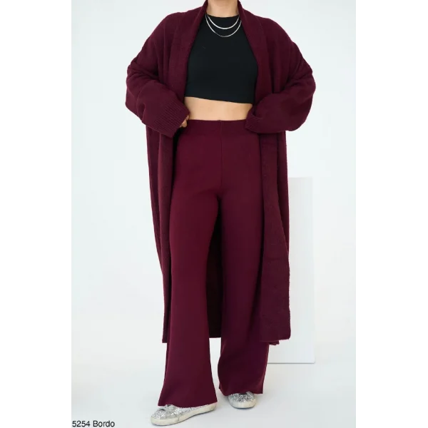 TRİKO BORDO PANTOLON