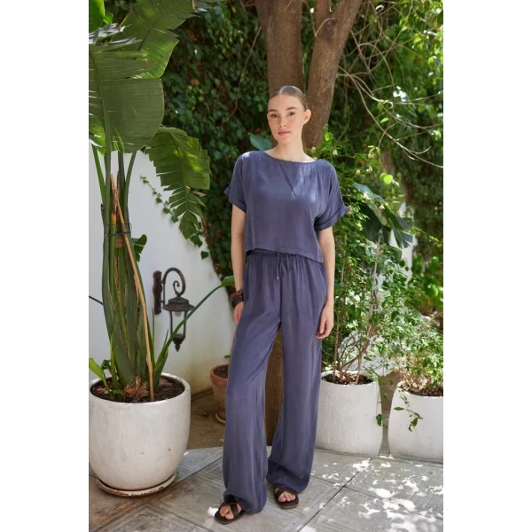 Sunday Bluz Pantolon İkili Takım - Lacivert
