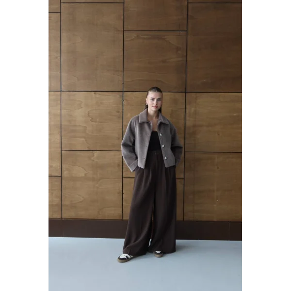 Mila Kürk Ceket-Vizon