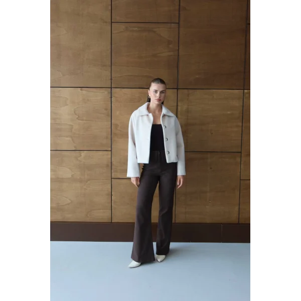 Mila Kürk Ceket-Taş