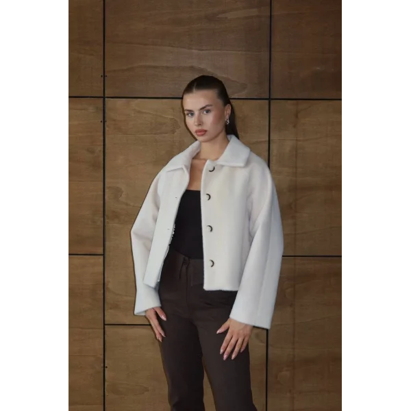 Mila Kürk Ceket-Taş