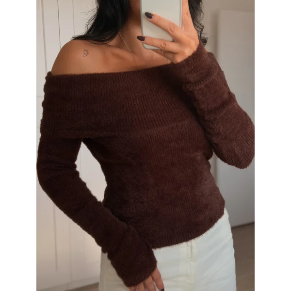 Dokulu Madonna Yaka Kazak-Kahve