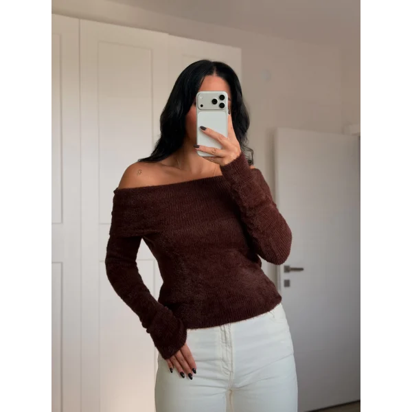 Dokulu Madonna Yaka Kazak-Kahve