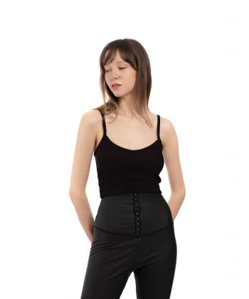 Siyah Askılı Atlet