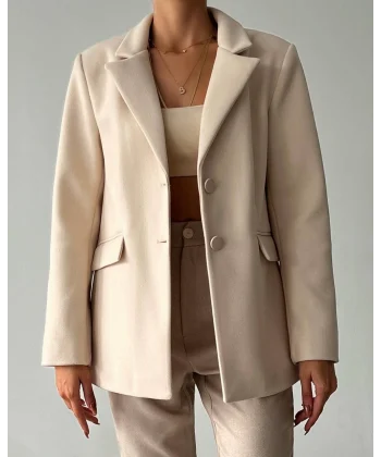 İTHAL KUMAŞ KAŞE CEKET TAŞ