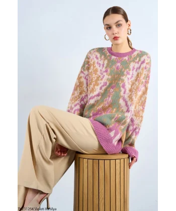 DESENLİ TRİKO KAZAK