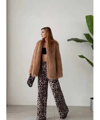 Premium Serisi Midi Boy Karamel Kürk