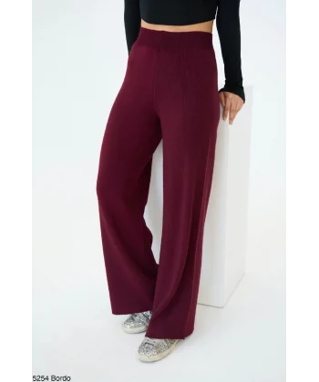 TRİKO BORDO PANTOLON