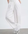 PREMİUM KUMAŞ BEYAZ KETEN PANTOLON