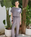 Sunday Bluz Pantolon İkili Takım - Gri