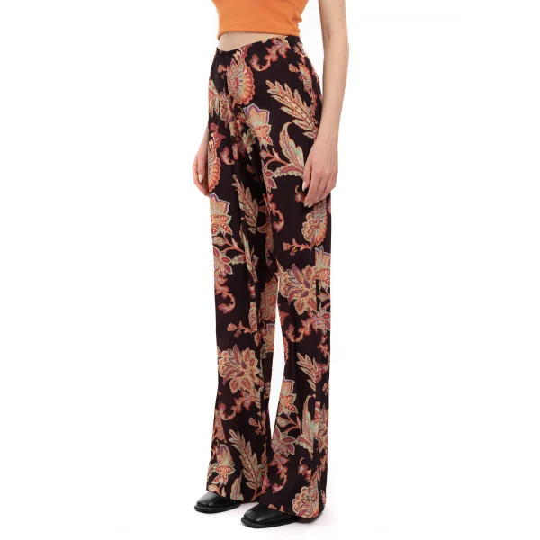 Çiçek Desenli Pantolon