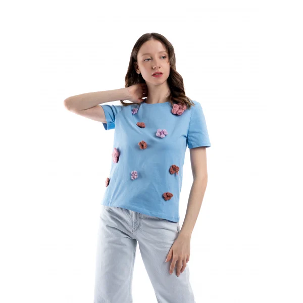 Orjinal Marka T_shirt Mavi