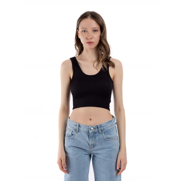 Fitilli Siyah Basic Crop