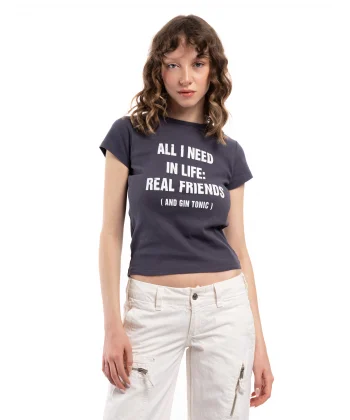 Orjinal Marka Yazılı Tişört