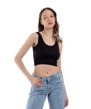 Fitilli Siyah Basic Crop