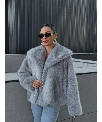 Degrade Milano Gri Kürk