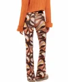 Desenli İspanyol Paça Pantolon