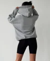 GRİ KAPÜŞONLU SWEATSHİRT